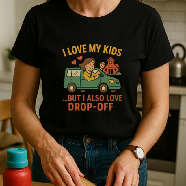 Camiseta de escuela de padres divertidos; amo a mi (Subido por el creador)