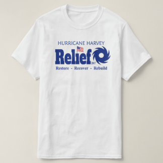 Camiseta de esfuerzo del fondo de ayuda de Harvey