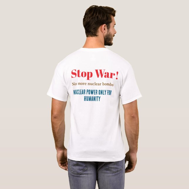 Camiseta de eslogan (Reverso completo)