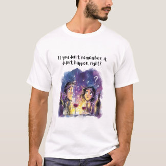 Camiseta de eslogan de la noche del vino divertida