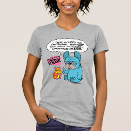 Camiseta de eslogan de las mujeres Pierre y Abbot