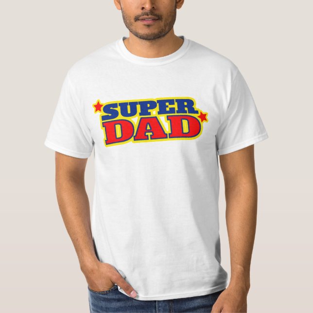 Camiseta de eslogan gráfico de Super Dad (Anverso)