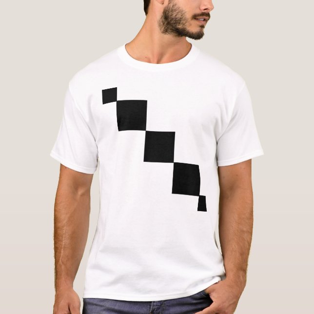 Camiseta de espadas de píxeles mínima (Anverso)