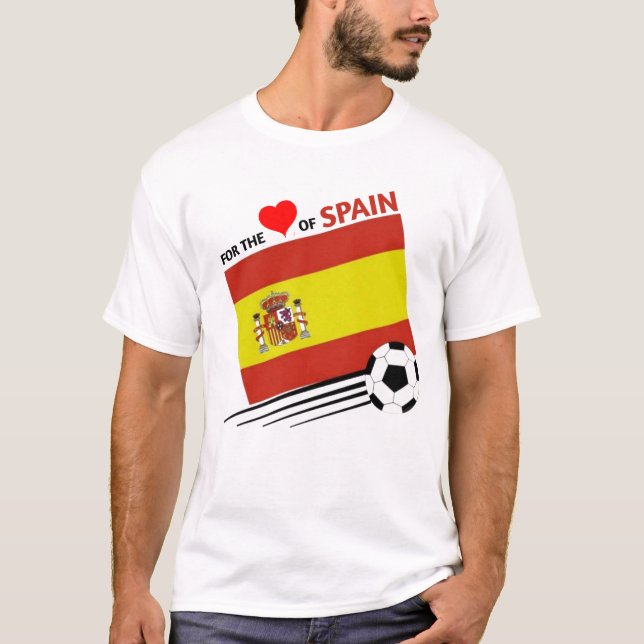 Camiseta de España blanca. 01 (Anverso)