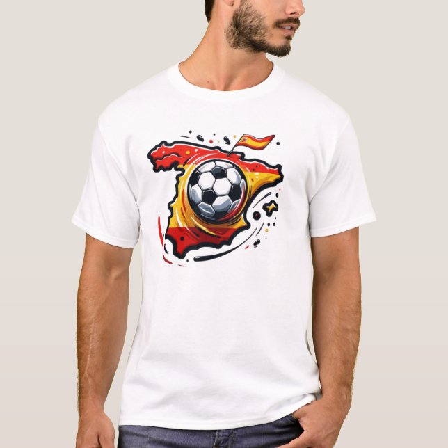 Camiseta de España blanca. 03 (Anverso)