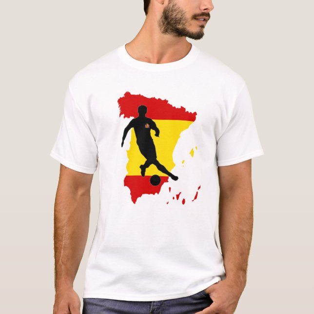 Camiseta de España blanca. 04 (Anverso)