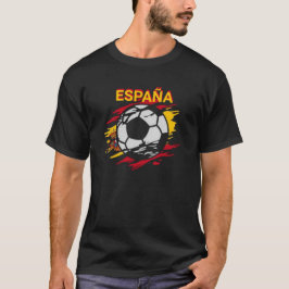 Camiseta de España negra. 06