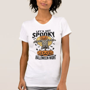 Camiseta de espantapájaros de calabaza Gráfico vin