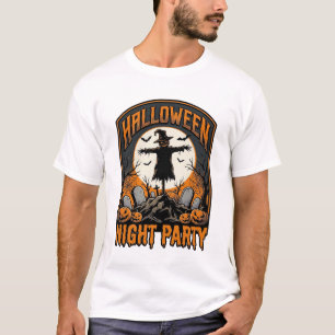 Camiseta de espantapájaros de Halloween Fiesta de