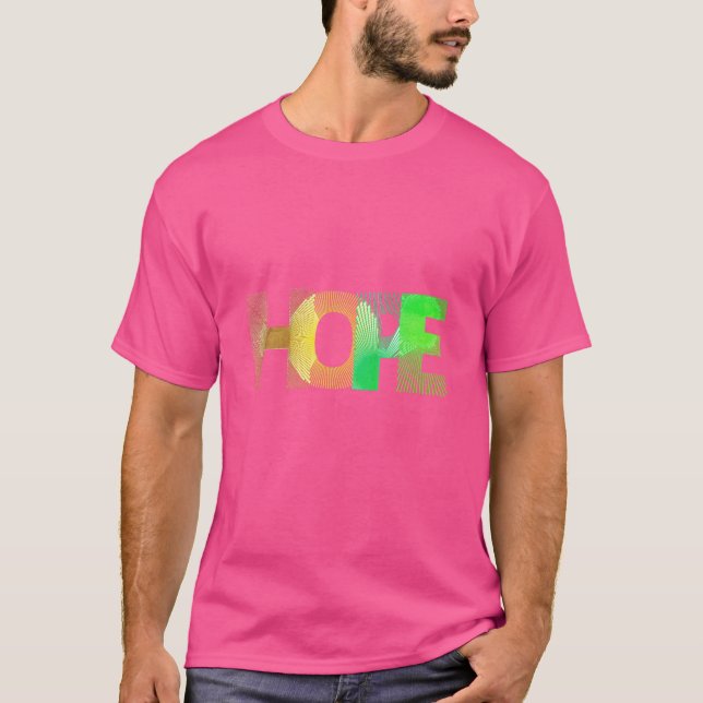 Camiseta de esperanza de los hombres | Esperanza | (Anverso)