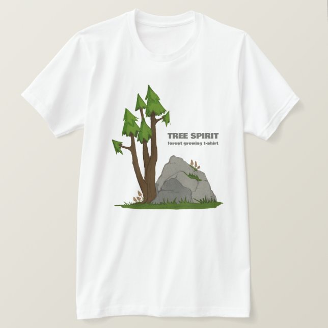 Camiseta De Espíritu De Árbol (Anverso del diseño)