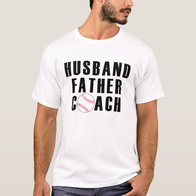 Camiseta de Esposo, Padre y Entrenador (Anverso)