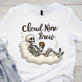 Camiseta de esqueleto de Cloud Nine Brew