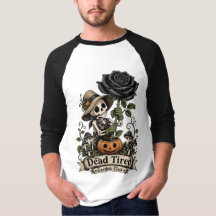 Camiseta de esqueleto de Halloween Spirit para hom