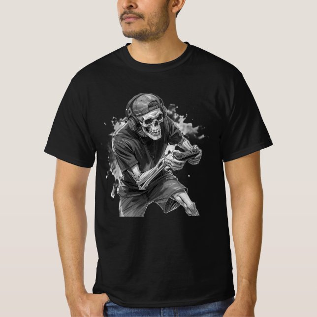 Camiseta de esqueleto de jugador (Anverso)