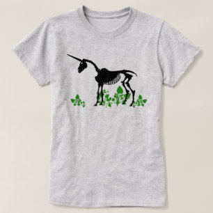 Camiseta De Esqueleto De Unicorn