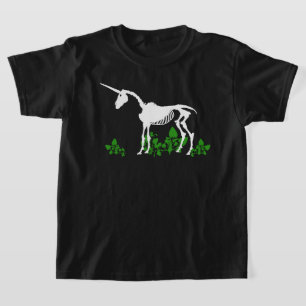 Camiseta De Esqueleto De Unicorn