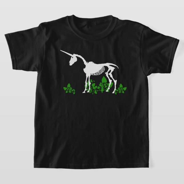 Camiseta De Esqueleto De Unicorn (Distribución)