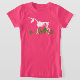 Camiseta De Esqueleto De Unicorn