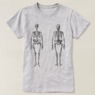 Camiseta de esqueleto vintage