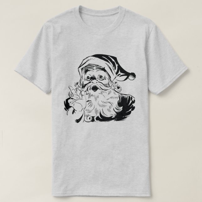 Camiseta de esquema Santa (Diseño del anverso)