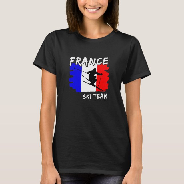 Camiseta de esquí de Francia (Anverso)