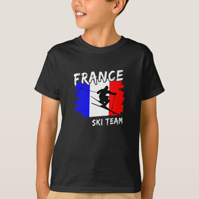 Camiseta de esquí de Francia (Anverso)