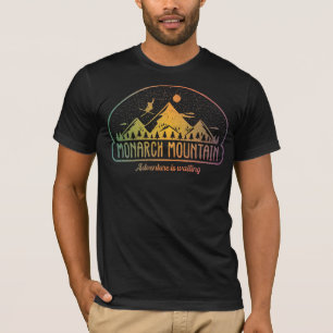 Camiseta De Esquí De Monarca Retro