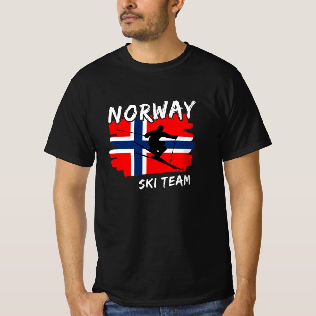 Camiseta de esquí de Noruega (Anverso)