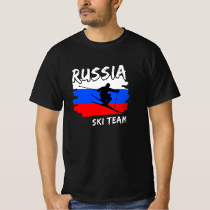 Camiseta de esquí de Rusia
