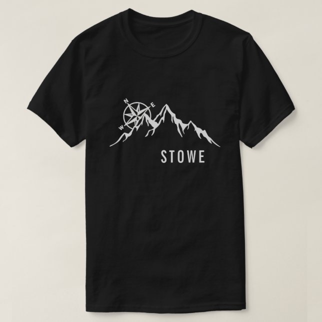 Camiseta de esquí de Stowe Vermont (Diseño del anverso)