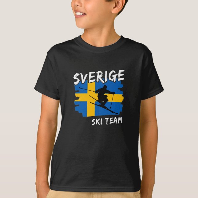 Camiseta de esquí de Suecia (Anverso)