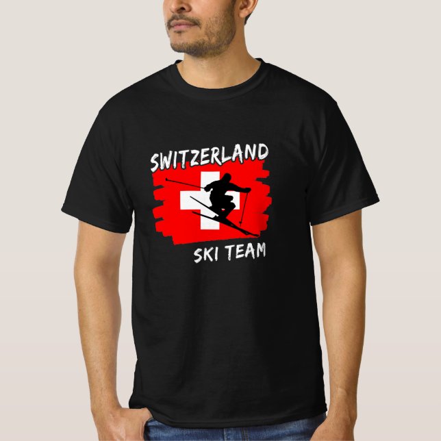 Camiseta de esquí de Suiza (Anverso)