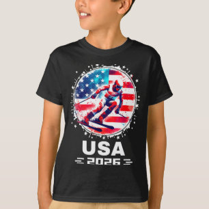 Camiseta de esquí para hombres, mujeres y niños de