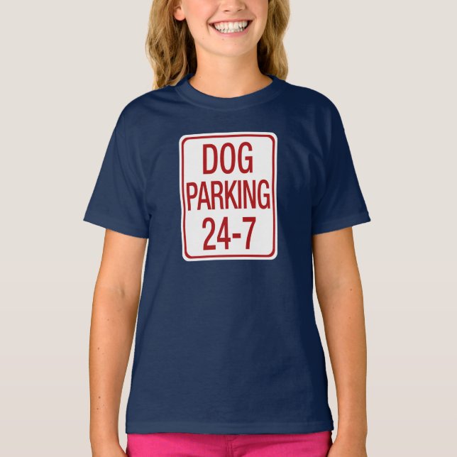 Camiseta de estacionamiento para perros (Anverso)