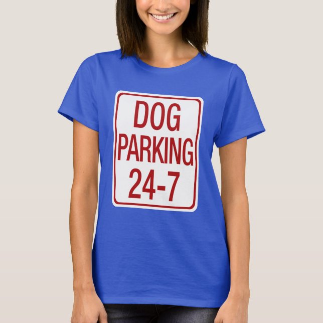 Camiseta de estacionamiento para perros (Anverso)