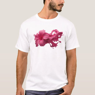 CAMISETA DE ESTAMPADO CREATIVO FLOR ABSTRACTA 6