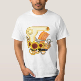 Camiseta de Esteticista de Girasoles