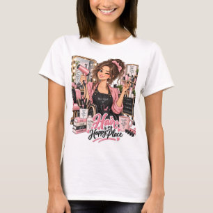Camiseta de Estilista de Pelo 'El Pelo es Mi Lugar