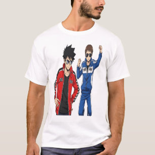 Camiseta de estilo anime de carreras - Ropa urbana