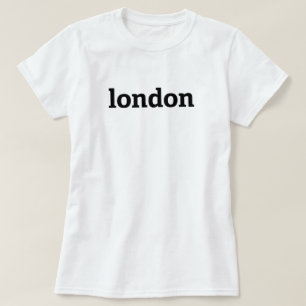 Camiseta de estilo callejero femenino de Londres