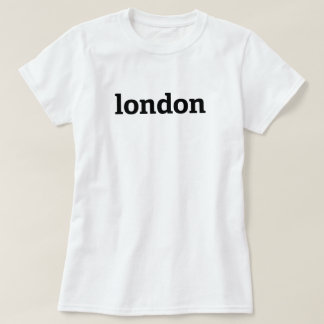 Camiseta de estilo callejero femenino de Londres