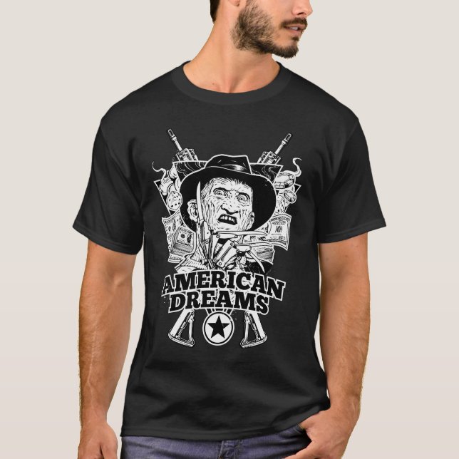 Camiseta de estilo de arte de tatuaje de sueños am (Anverso)