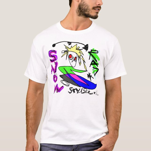 Camiseta de estilo de nieve (Anverso)