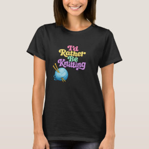Camiseta de estilo de punto retro