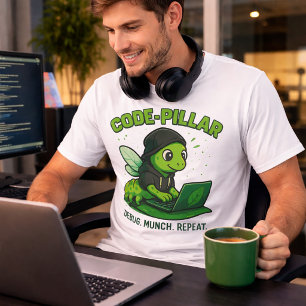 Camiseta de estilo de vida de codificación linda c
