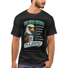 Camiseta de estilo de vida de fanático de fútbol a