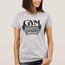 Camiseta de estilo de vida terapia de gimnasio