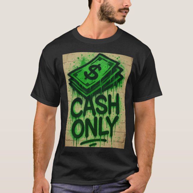 Camiseta de estilo graffiti con spray - Solo efect (Anverso)
