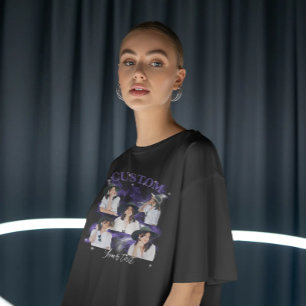 Camiseta de estilo rap contrabando camiseta person